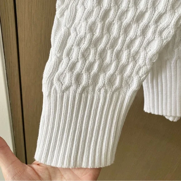 CO cable knit sweater white - Picture 5 of 8